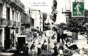 ALGER - BAB-EL-OUED - MARCHE ET EGLISE